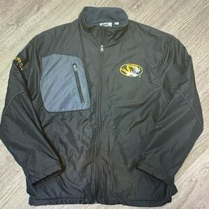 Stylish Black and Gray Windbreaker Jacket